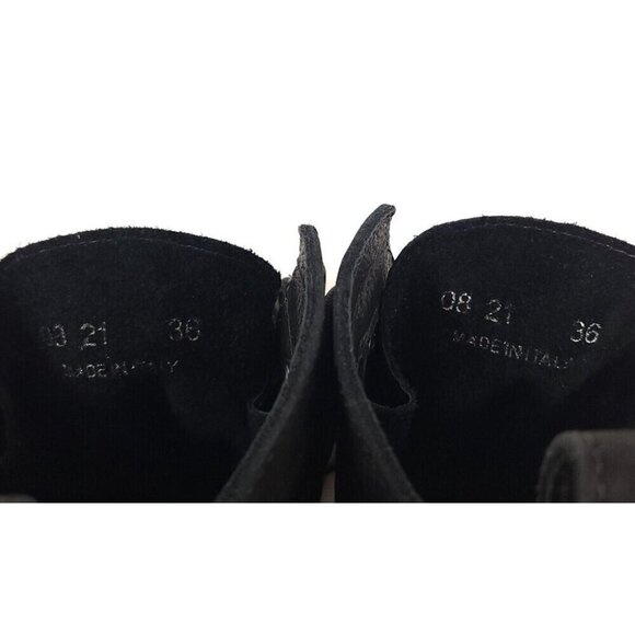 Diemme Altivole Suede Boots Size 36 6 Women's Black Combat New - Picture 10 of 16